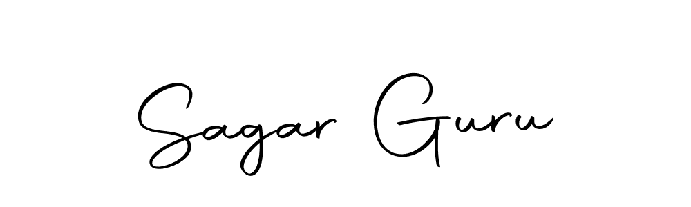 Make a beautiful signature design for name Sagar Guru. With this signature (Autography-DOLnW) style, you can create a handwritten signature for free. Sagar Guru signature style 10 images and pictures png