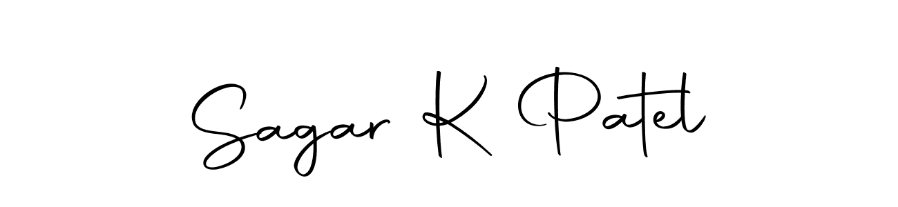 Make a beautiful signature design for name Sagar K Patel. Use this online signature maker to create a handwritten signature for free. Sagar K Patel signature style 10 images and pictures png