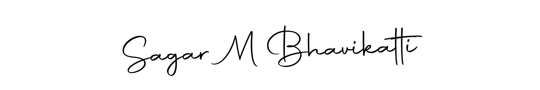 Make a beautiful signature design for name Sagar M Bhavikatti. With this signature (Autography-DOLnW) style, you can create a handwritten signature for free. Sagar M Bhavikatti signature style 10 images and pictures png