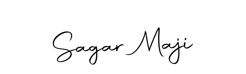 You should practise on your own different ways (Autography-DOLnW) to write your name (Sagar Maji) in signature. don't let someone else do it for you. Sagar Maji signature style 10 images and pictures png