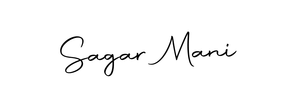 Sagar Mani stylish signature style. Best Handwritten Sign (Autography-DOLnW) for my name. Handwritten Signature Collection Ideas for my name Sagar Mani. Sagar Mani signature style 10 images and pictures png