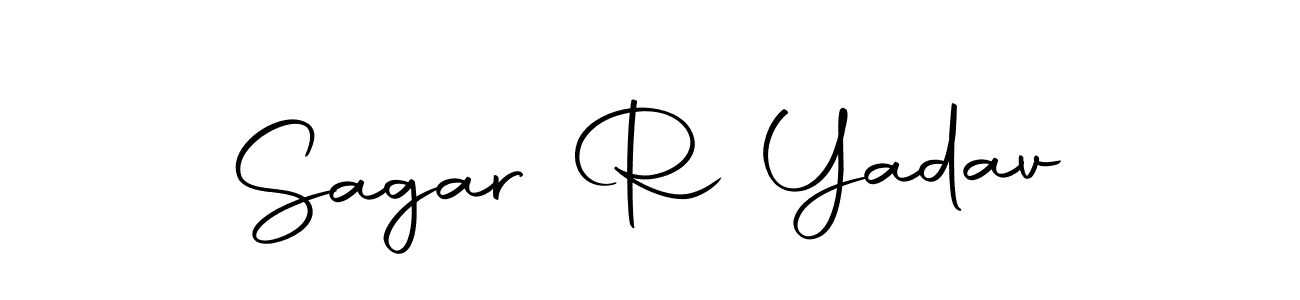 Sagar R Yadav stylish signature style. Best Handwritten Sign (Autography-DOLnW) for my name. Handwritten Signature Collection Ideas for my name Sagar R Yadav. Sagar R Yadav signature style 10 images and pictures png