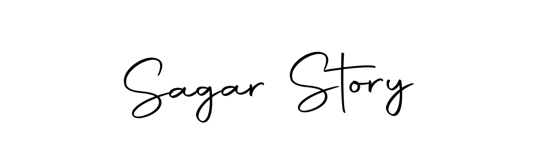 Sagar Story stylish signature style. Best Handwritten Sign (Autography-DOLnW) for my name. Handwritten Signature Collection Ideas for my name Sagar Story. Sagar Story signature style 10 images and pictures png