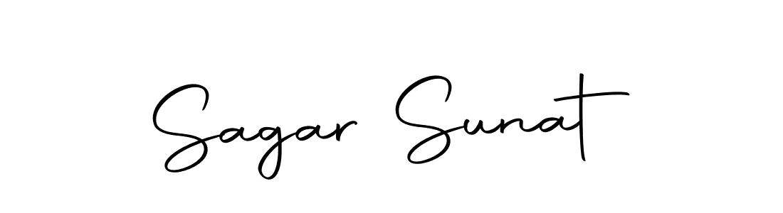 You should practise on your own different ways (Autography-DOLnW) to write your name (Sagar Sunat) in signature. don't let someone else do it for you. Sagar Sunat signature style 10 images and pictures png