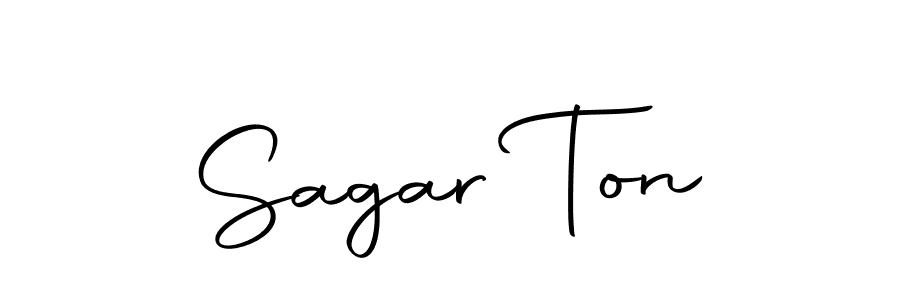 This is the best signature style for the Sagar Ton name. Also you like these signature font (Autography-DOLnW). Mix name signature. Sagar Ton signature style 10 images and pictures png
