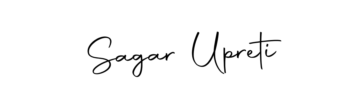 The best way (Autography-DOLnW) to make a short signature is to pick only two or three words in your name. The name Sagar Upreti include a total of six letters. For converting this name. Sagar Upreti signature style 10 images and pictures png