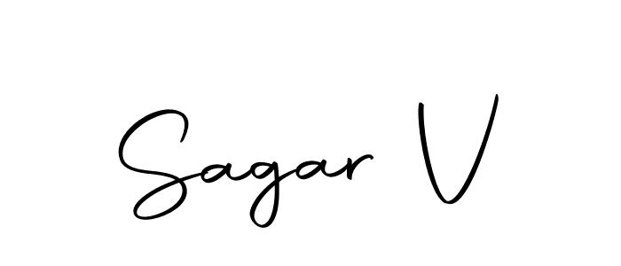 Autography-DOLnW is a professional signature style that is perfect for those who want to add a touch of class to their signature. It is also a great choice for those who want to make their signature more unique. Get Sagar V name to fancy signature for free. Sagar V signature style 10 images and pictures png