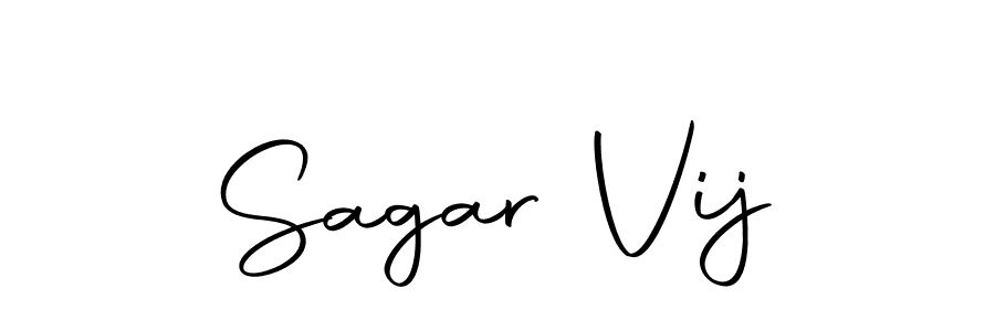 Similarly Autography-DOLnW is the best handwritten signature design. Signature creator online .You can use it as an online autograph creator for name Sagar Vij. Sagar Vij signature style 10 images and pictures png