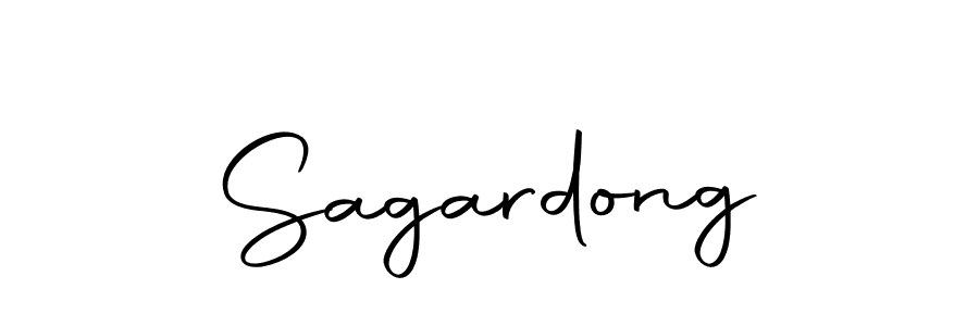 Create a beautiful signature design for name Sagardong. With this signature (Autography-DOLnW) fonts, you can make a handwritten signature for free. Sagardong signature style 10 images and pictures png