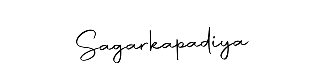 Create a beautiful signature design for name Sagarkapadiya. With this signature (Autography-DOLnW) fonts, you can make a handwritten signature for free. Sagarkapadiya signature style 10 images and pictures png