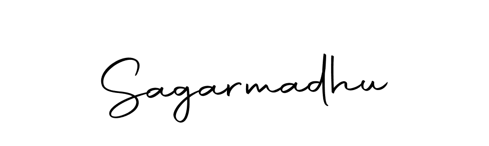 Make a beautiful signature design for name Sagarmadhu. With this signature (Autography-DOLnW) style, you can create a handwritten signature for free. Sagarmadhu signature style 10 images and pictures png