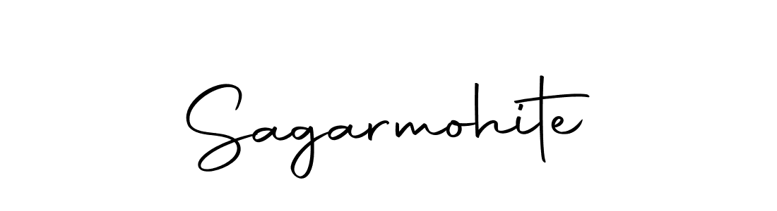 How to make Sagarmohite name signature. Use Autography-DOLnW style for creating short signs online. This is the latest handwritten sign. Sagarmohite signature style 10 images and pictures png