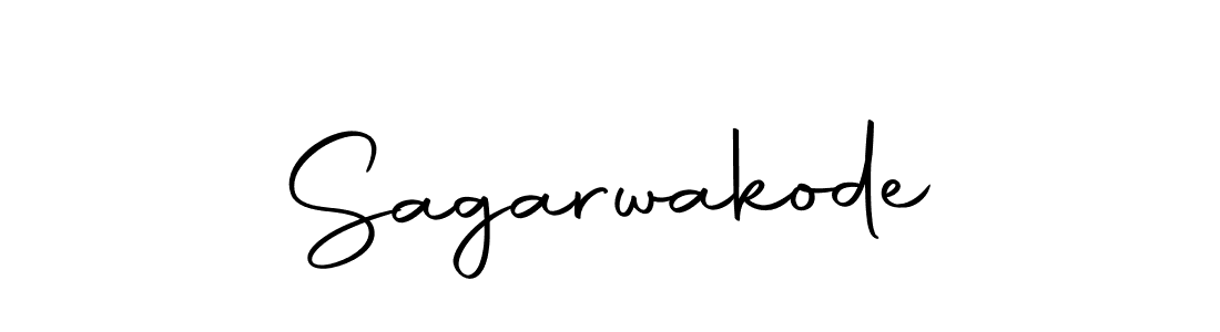 You should practise on your own different ways (Autography-DOLnW) to write your name (Sagarwakode) in signature. don't let someone else do it for you. Sagarwakode signature style 10 images and pictures png