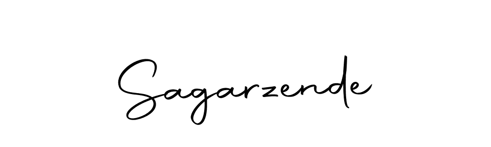 You should practise on your own different ways (Autography-DOLnW) to write your name (Sagarzende) in signature. don't let someone else do it for you. Sagarzende signature style 10 images and pictures png