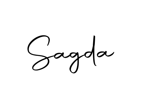 Make a beautiful signature design for name Sagda. With this signature (Autography-DOLnW) style, you can create a handwritten signature for free. Sagda signature style 10 images and pictures png