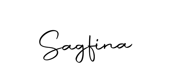 Use a signature maker to create a handwritten signature online. With this signature software, you can design (Autography-DOLnW) your own signature for name Sagfina. Sagfina signature style 10 images and pictures png