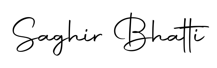 The Autography-DOLnW handwriting style adds charm and authenticity to name Saghir Bhatti. A wonderful choice for personal thank-you notes. Saghir Bhatti signature style 10 images and pictures png