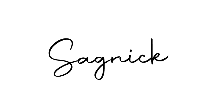 How to make Sagnick signature? Autography-DOLnW is a professional autograph style. Create handwritten signature for Sagnick name. Sagnick signature style 10 images and pictures png
