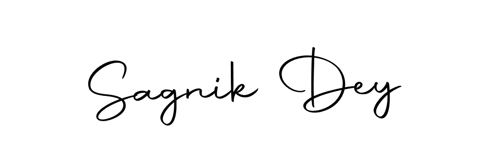How to make Sagnik Dey name signature. Use Autography-DOLnW style for creating short signs online. This is the latest handwritten sign. Sagnik Dey signature style 10 images and pictures png