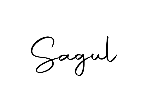 You should practise on your own different ways (Autography-DOLnW) to write your name (Sagul) in signature. don't let someone else do it for you. Sagul signature style 10 images and pictures png