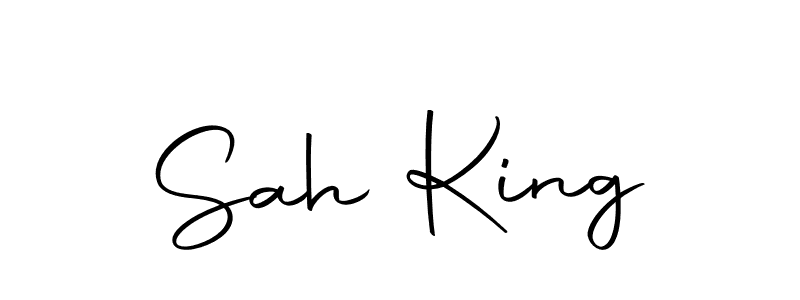 Design your own signature with our free online signature maker. With this signature software, you can create a handwritten (Autography-DOLnW) signature for name Sah King. Sah King signature style 10 images and pictures png