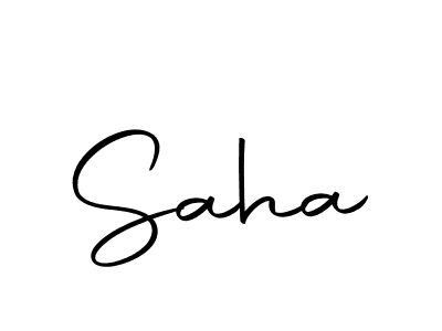 Saha stylish signature style. Best Handwritten Sign (Autography-DOLnW) for my name. Handwritten Signature Collection Ideas for my name Saha. Saha signature style 10 images and pictures png