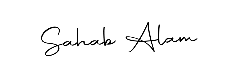 The best way (Autography-DOLnW) to make a short signature is to pick only two or three words in your name. The name Sahab Alam include a total of six letters. For converting this name. Sahab Alam signature style 10 images and pictures png