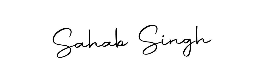 Similarly Autography-DOLnW is the best handwritten signature design. Signature creator online .You can use it as an online autograph creator for name Sahab Singh. Sahab Singh signature style 10 images and pictures png