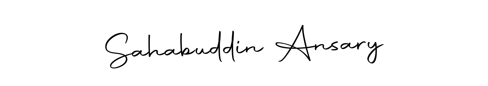 How to make Sahabuddin Ansary signature? Autography-DOLnW is a professional autograph style. Create handwritten signature for Sahabuddin Ansary name. Sahabuddin Ansary signature style 10 images and pictures png
