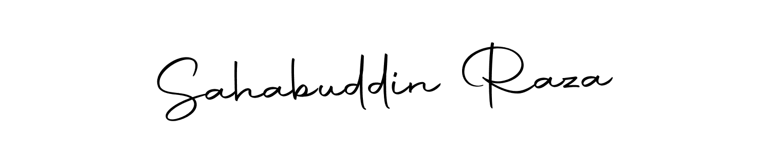 Create a beautiful signature design for name Sahabuddin Raza. With this signature (Autography-DOLnW) fonts, you can make a handwritten signature for free. Sahabuddin Raza signature style 10 images and pictures png