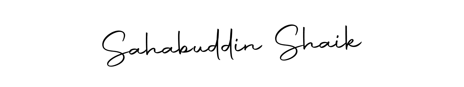 Make a beautiful signature design for name Sahabuddin Shaik. Use this online signature maker to create a handwritten signature for free. Sahabuddin Shaik signature style 10 images and pictures png