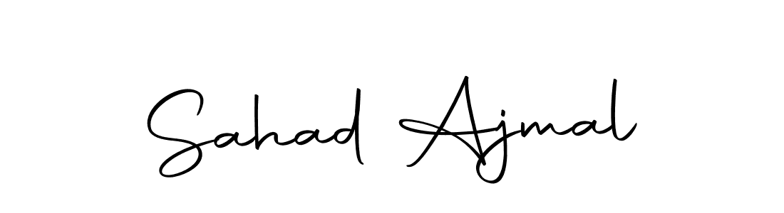 Similarly Autography-DOLnW is the best handwritten signature design. Signature creator online .You can use it as an online autograph creator for name Sahad Ajmal. Sahad Ajmal signature style 10 images and pictures png