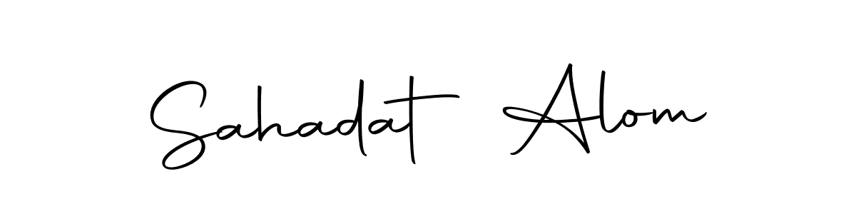 Similarly Autography-DOLnW is the best handwritten signature design. Signature creator online .You can use it as an online autograph creator for name Sahadat Alom. Sahadat Alom signature style 10 images and pictures png
