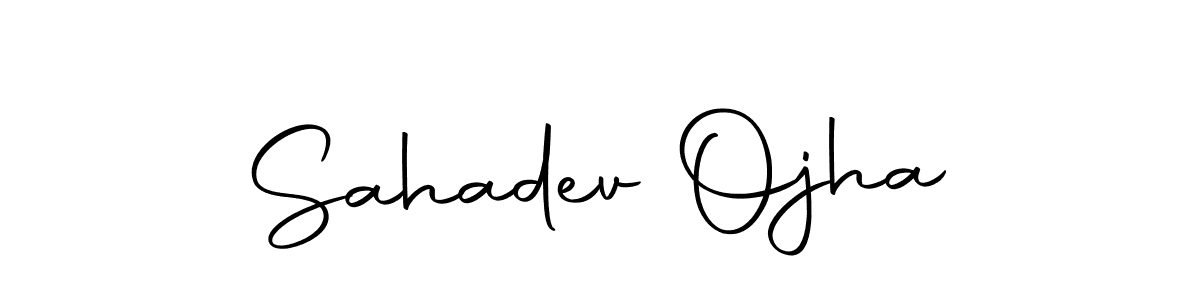 You can use this online signature creator to create a handwritten signature for the name Sahadev Ojha. This is the best online autograph maker. Sahadev Ojha signature style 10 images and pictures png