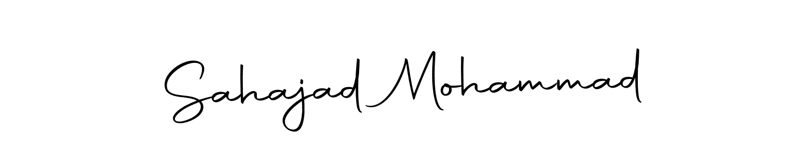 Also we have Sahajad Mohammad name is the best signature style. Create professional handwritten signature collection using Autography-DOLnW autograph style. Sahajad Mohammad signature style 10 images and pictures png