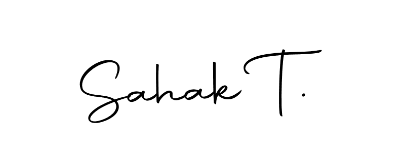 Similarly Autography-DOLnW is the best handwritten signature design. Signature creator online .You can use it as an online autograph creator for name Sahak T.. Sahak T. signature style 10 images and pictures png