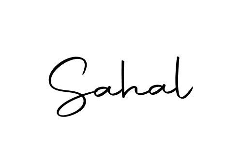 Design your own signature with our free online signature maker. With this signature software, you can create a handwritten (Autography-DOLnW) signature for name Sahal. Sahal signature style 10 images and pictures png