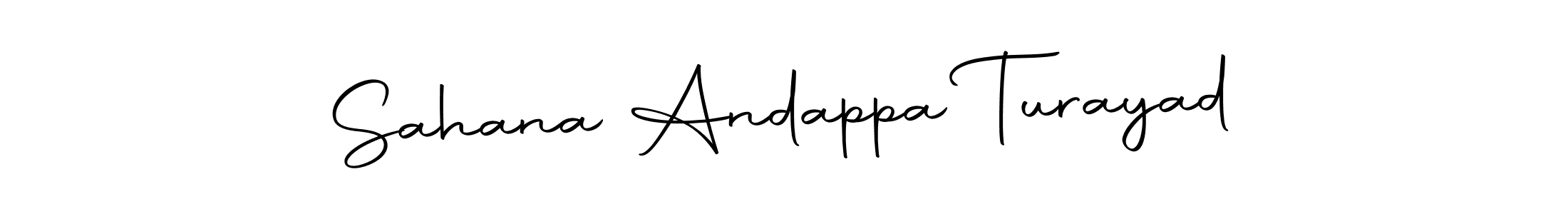 Use a signature maker to create a handwritten signature online. With this signature software, you can design (Autography-DOLnW) your own signature for name Sahana Andappa Turayad. Sahana Andappa Turayad signature style 10 images and pictures png