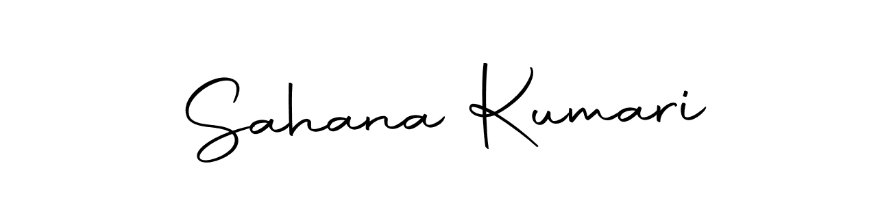 How to make Sahana Kumari name signature. Use Autography-DOLnW style for creating short signs online. This is the latest handwritten sign. Sahana Kumari signature style 10 images and pictures png