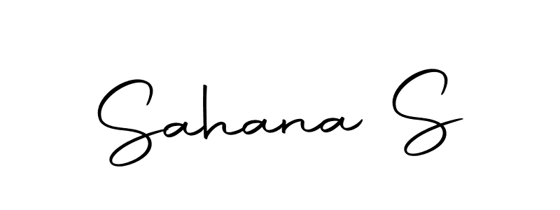 if you are searching for the best signature style for your name Sahana S. so please give up your signature search. here we have designed multiple signature styles  using Autography-DOLnW. Sahana S signature style 10 images and pictures png