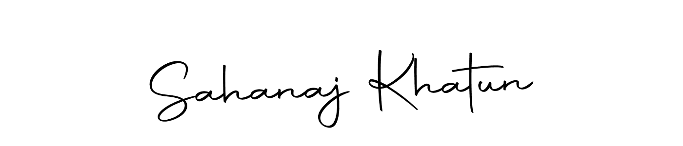 Design your own signature with our free online signature maker. With this signature software, you can create a handwritten (Autography-DOLnW) signature for name Sahanaj Khatun. Sahanaj Khatun signature style 10 images and pictures png