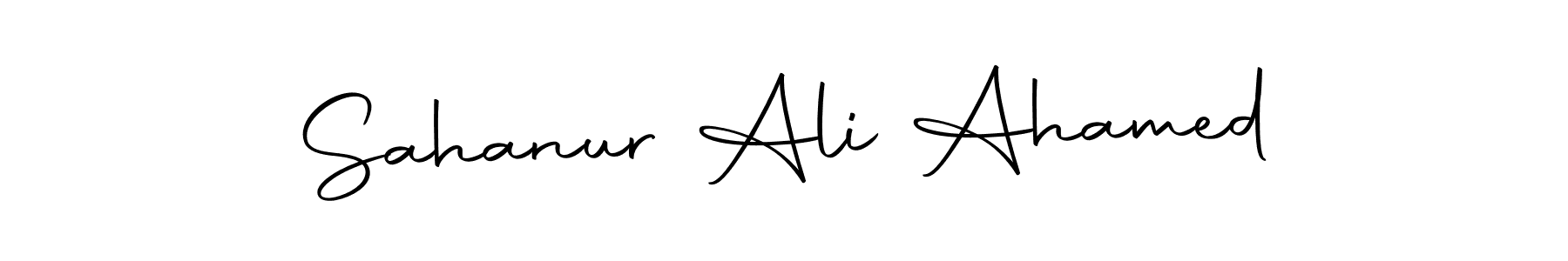 Also You can easily find your signature by using the search form. We will create Sahanur Ali Ahamed name handwritten signature images for you free of cost using Autography-DOLnW sign style. Sahanur Ali Ahamed signature style 10 images and pictures png