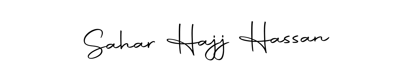 Make a beautiful signature design for name Sahar Hajj Hassan. Use this online signature maker to create a handwritten signature for free. Sahar Hajj Hassan signature style 10 images and pictures png