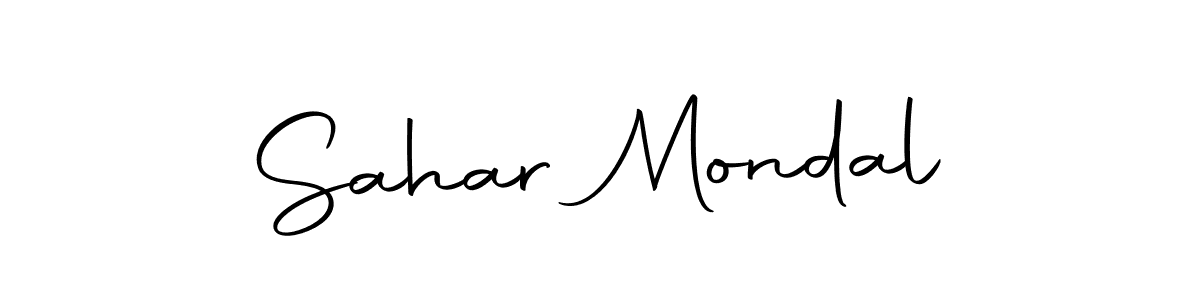 Make a beautiful signature design for name Sahar Mondal. Use this online signature maker to create a handwritten signature for free. Sahar Mondal signature style 10 images and pictures png