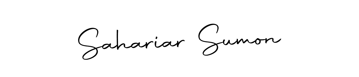 Make a beautiful signature design for name Sahariar Sumon. With this signature (Autography-DOLnW) style, you can create a handwritten signature for free. Sahariar Sumon signature style 10 images and pictures png