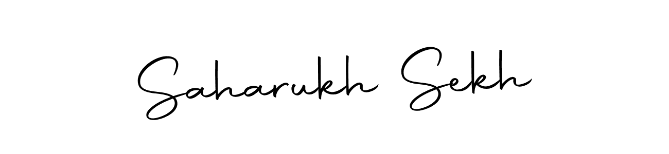 Make a beautiful signature design for name Saharukh Sekh. With this signature (Autography-DOLnW) style, you can create a handwritten signature for free. Saharukh Sekh signature style 10 images and pictures png