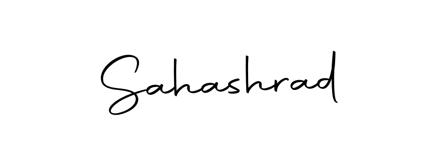 Create a beautiful signature design for name Sahashrad. With this signature (Autography-DOLnW) fonts, you can make a handwritten signature for free. Sahashrad signature style 10 images and pictures png