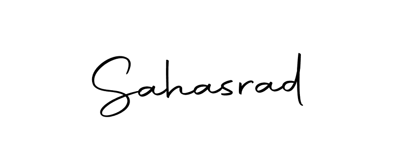 Design your own signature with our free online signature maker. With this signature software, you can create a handwritten (Autography-DOLnW) signature for name Sahasrad. Sahasrad signature style 10 images and pictures png