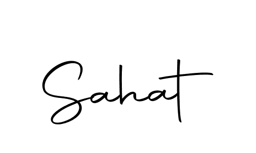 Make a beautiful signature design for name Sahat. Use this online signature maker to create a handwritten signature for free. Sahat signature style 10 images and pictures png