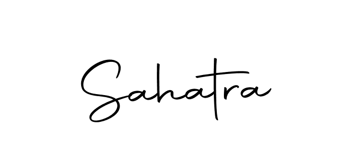 Design your own signature with our free online signature maker. With this signature software, you can create a handwritten (Autography-DOLnW) signature for name Sahatra. Sahatra signature style 10 images and pictures png